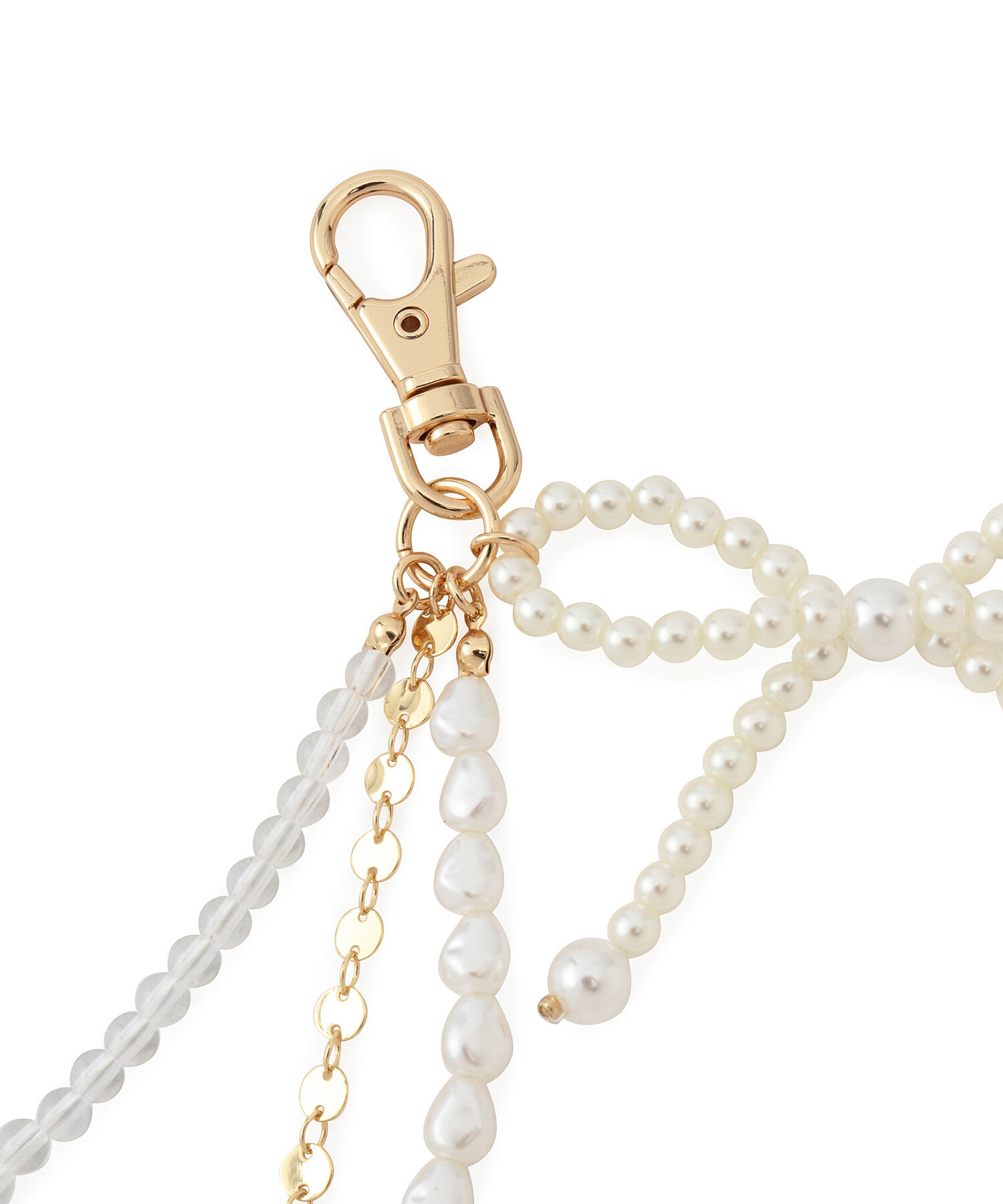 ROPE PICNIC PASSAGE「クリアカラーリボンキーホルダー」|キーケース|