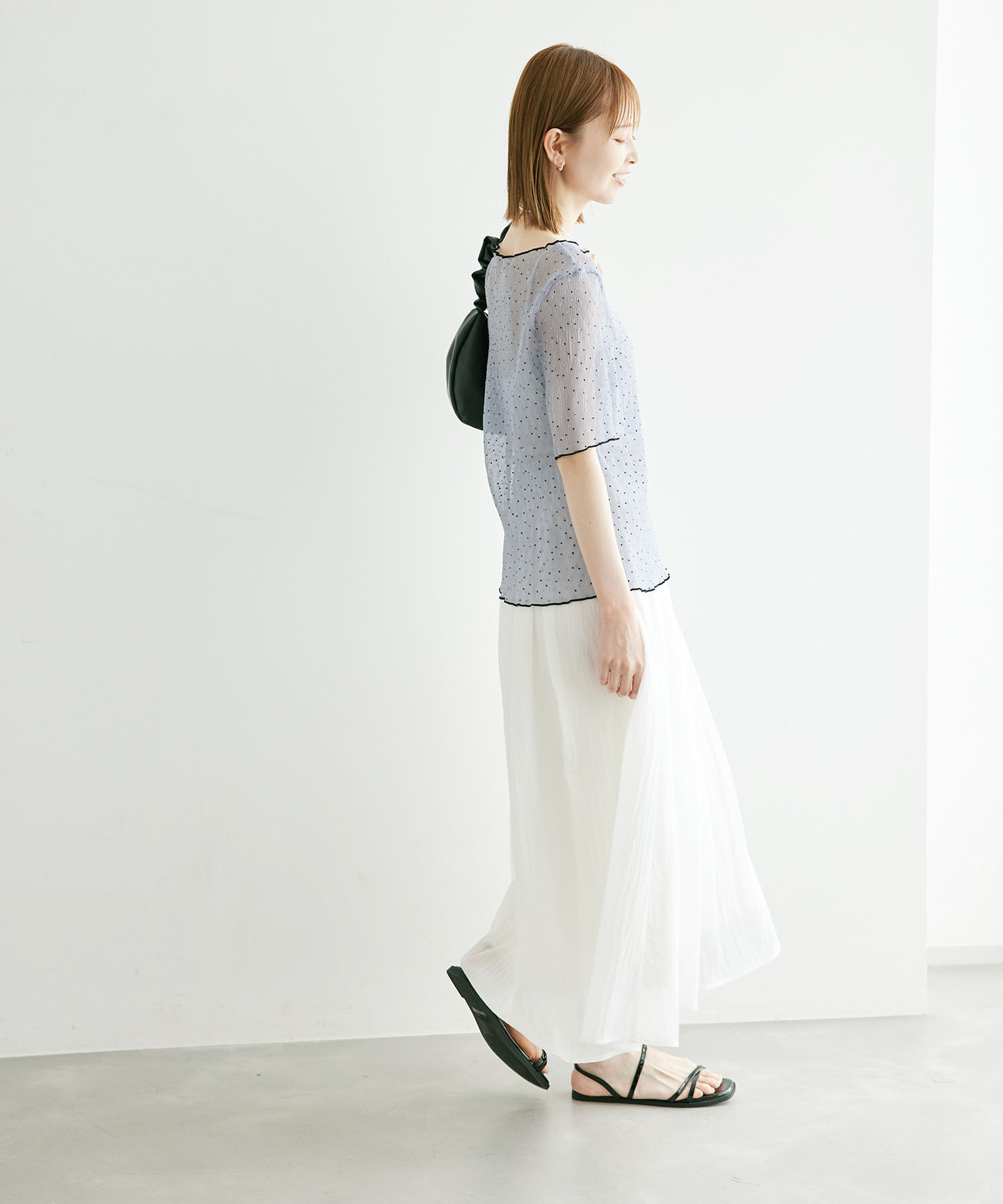 Rope&rsquo;Picnic「ドットシアーブラウス」|シャツ・ブラウス|