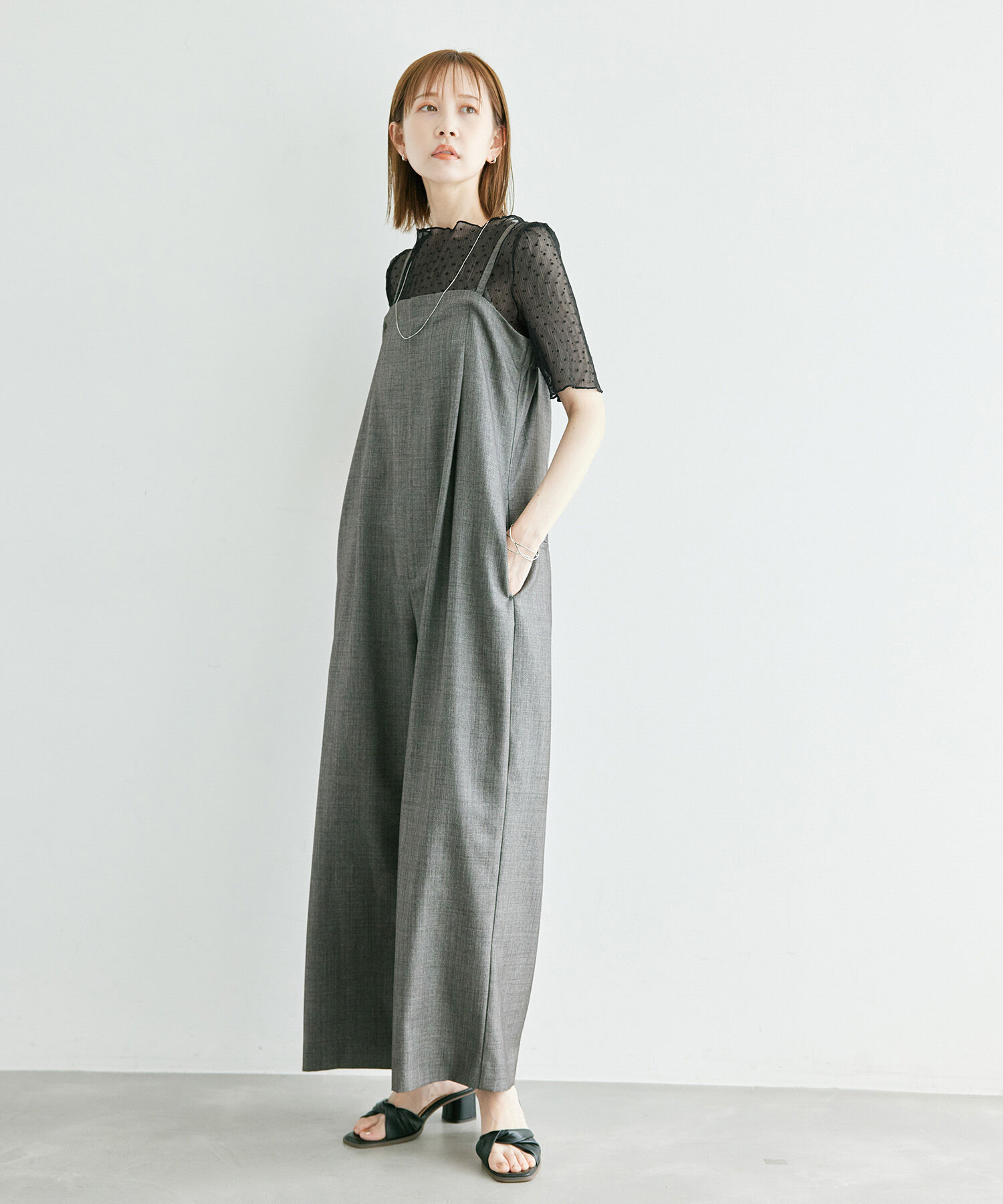 Rope&rsquo;Picnic「ドットシアーブラウス」|シャツ・ブラウス|