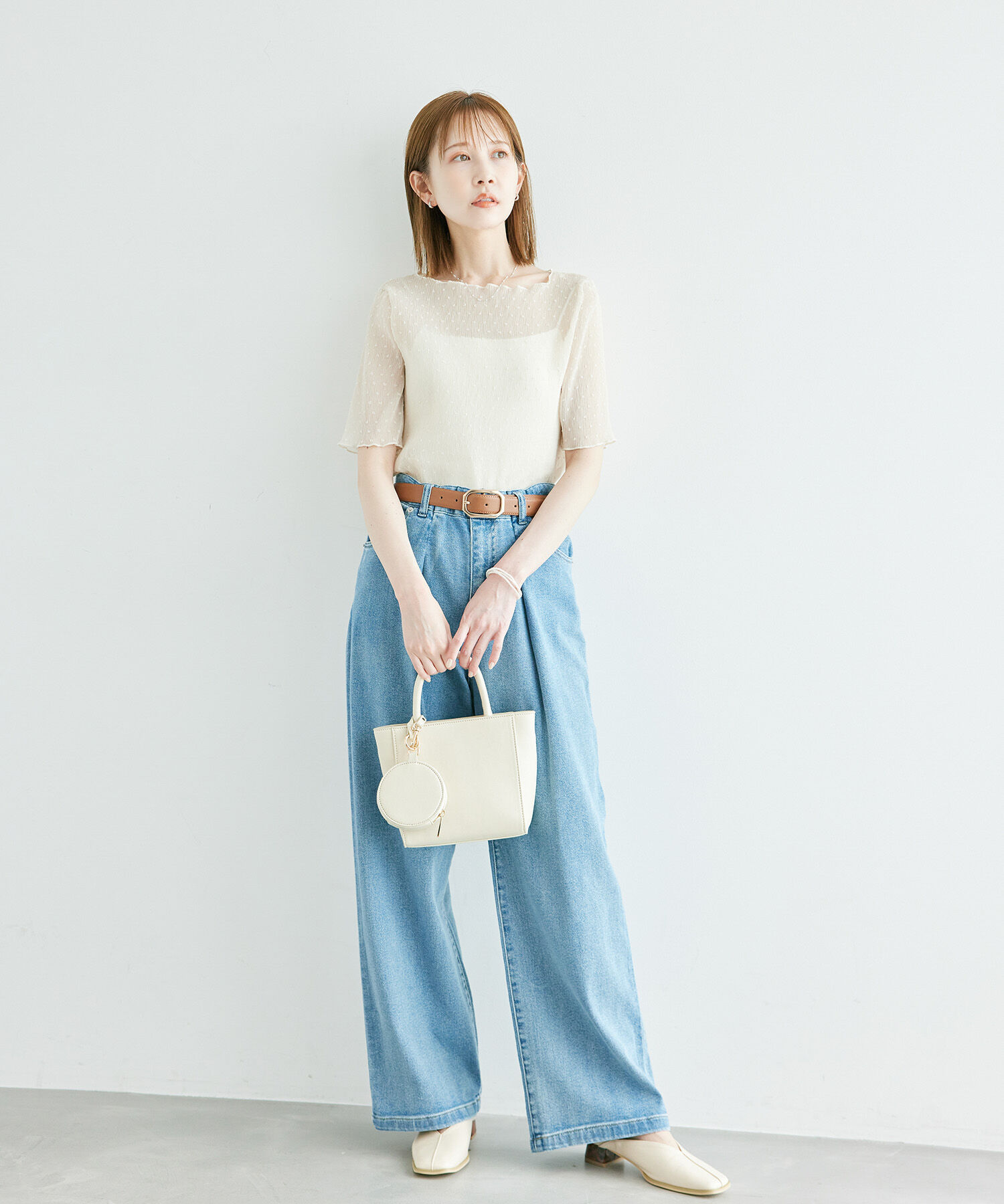 Rope&rsquo;Picnic「ドットシアーブラウス」|シャツ・ブラウス|