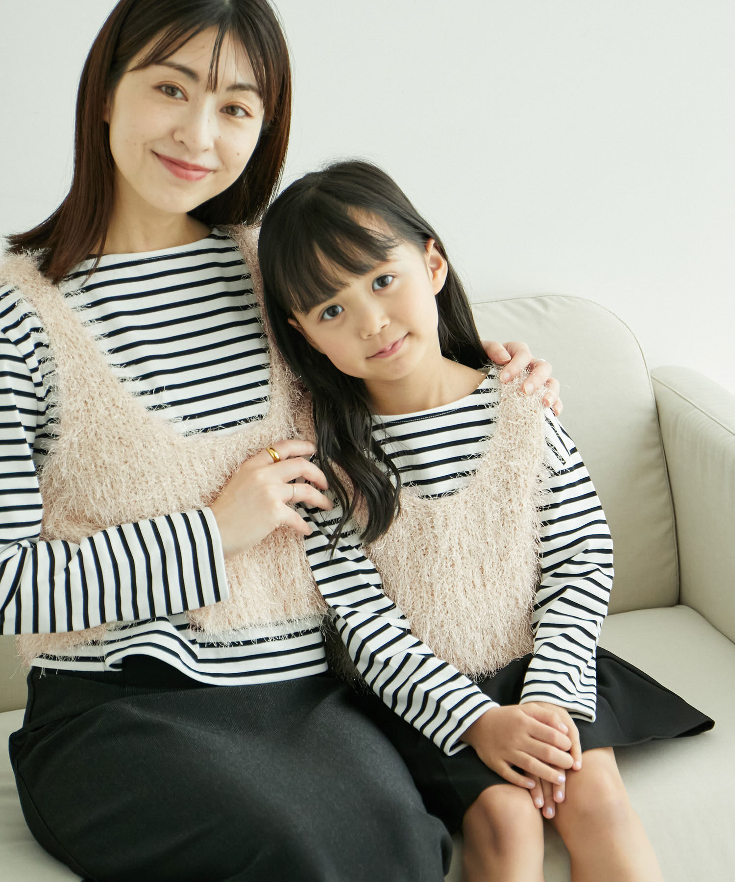 Rope&rsquo;Picnic「ラメフェザージレ/2WAY・リンクコーデ」|ベスト・ジレ|