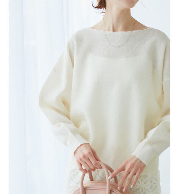 Rope&rsquo;Picnic「スポンジシアーニットプルオーバー」|ニット・セーター|