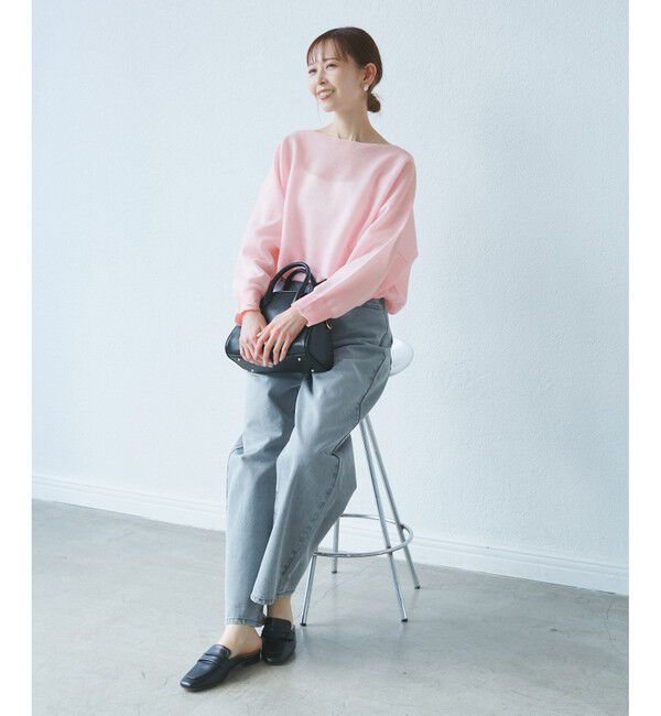 Rope&rsquo;Picnic「スポンジシアーニットプルオーバー」|ニット・セーター|