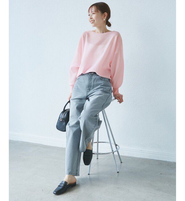 Rope&rsquo;Picnic「スポンジシアーニットプルオーバー」|ニット・セーター|