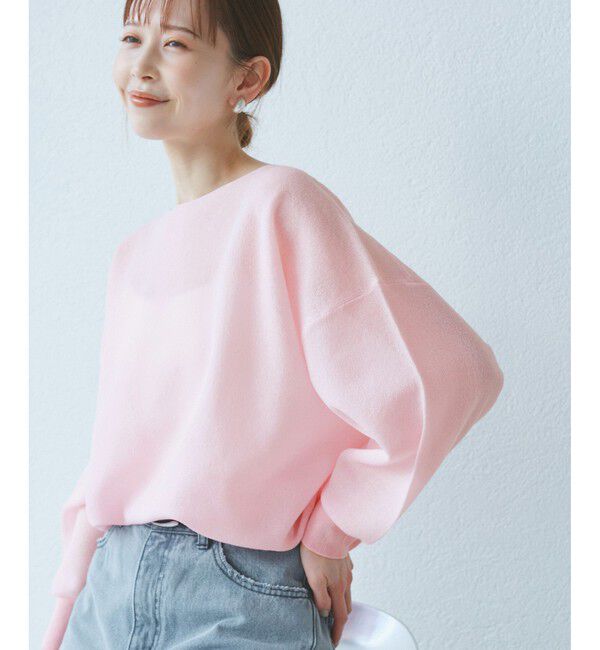 Rope&rsquo;Picnic「スポンジシアーニットプルオーバー」|ニット・セーター|