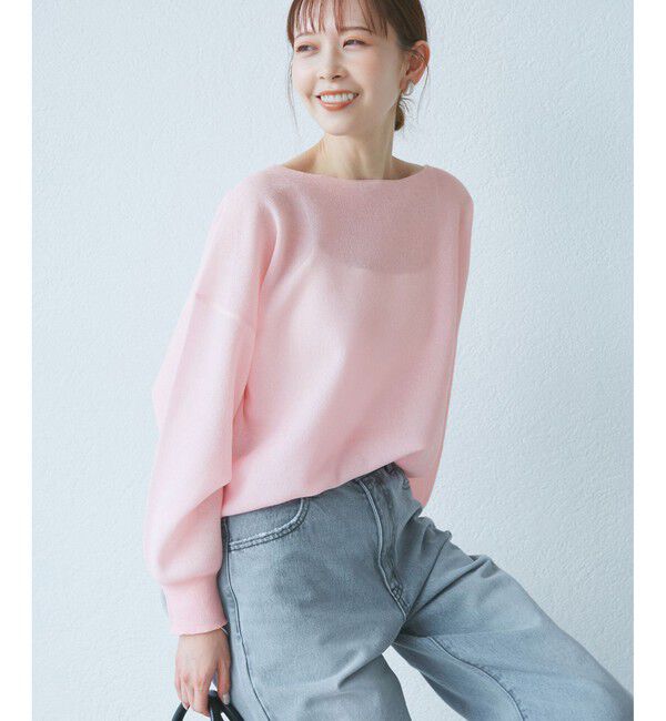 Rope&rsquo;Picnic「スポンジシアーニットプルオーバー」|ニット・セーター|