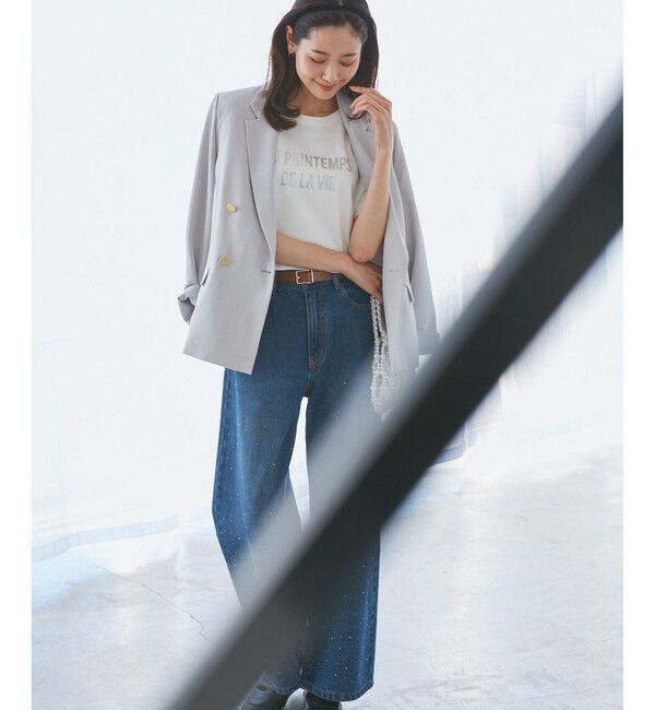 Rope&rsquo;Picnic「【UVカット・洗濯機OK・接触冷感】RENUロゴTシャツ」|Tシャツ・カットソー|