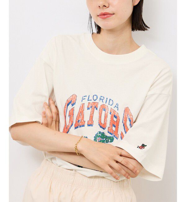 Rope&rsquo;Picnic「【DISCUS ATHLETIC/ディスカスアスレチック】オーバーサイズU.S.カレッジTシャツ」|Tシャツ・カットソー|
