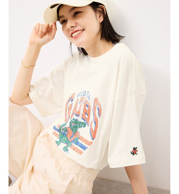Rope&rsquo;Picnic「【DISCUS ATHLETIC/ディスカスアスレチック】オーバーサイズU.S.カレッジTシャツ」|Tシャツ・カットソー|