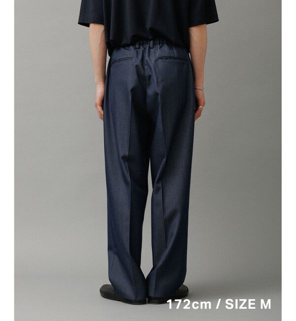 ADAM ET ROPE'「NIKKE ワイド イージー スラックスデニム / ADAM ET ROPE' JEANS -GRID-」|デニム|