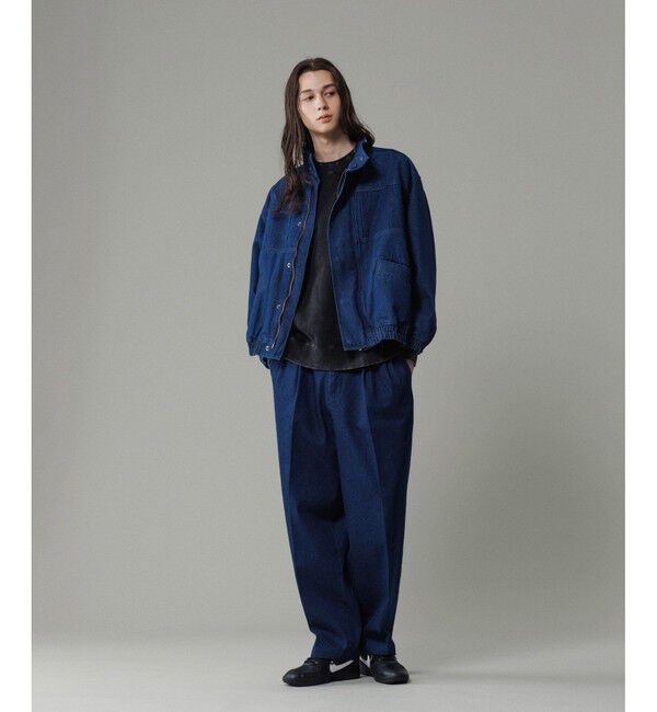 ADAM ET ROPE'「ワイド イージー デニムパンツ / ADAM ET ROPE' JEANS -GRID-」|デニム|