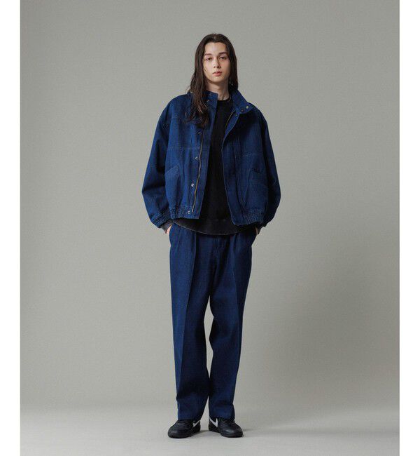 ADAM ET ROPE'「ワイド イージー デニムパンツ / ADAM ET ROPE' JEANS -GRID-」|デニム|