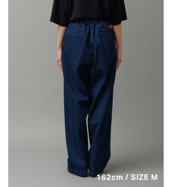 ADAM ET ROPE'「ワイド イージー デニムパンツ / ADAM ET ROPE' JEANS -GRID-」|デニム|