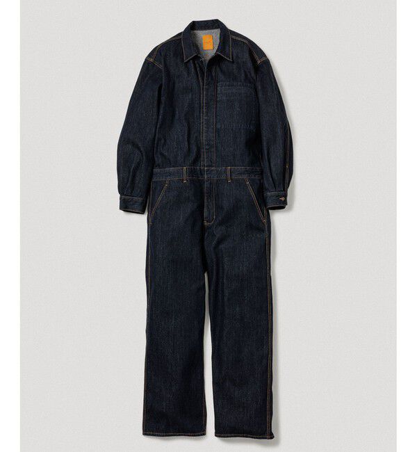 ADAM ET ROPE'「デニム オールインワン / ADAM ET ROPE' JEANS -IS-O-」|オールインワン|ネイビー(40)