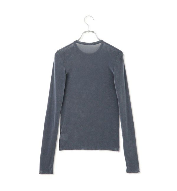 ADAM ET ROPE'「フロッキーチュールクルーネックプルオーバー」|Tシャツ・カットソー|