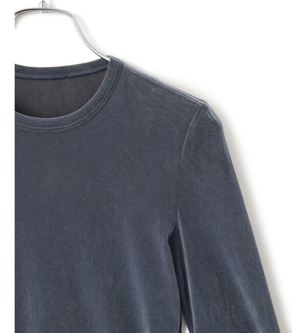 ADAM ET ROPE'「フロッキーチュールクルーネックプルオーバー」|Tシャツ・カットソー|