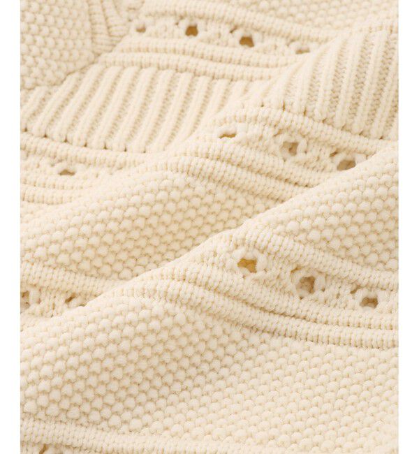 ADAM ET ROPE'「【WEB限定】mixパターンニットカーディガン」|カーディガン|