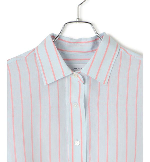 ADAM ET ROPE'「FAbRICA ストライプマルチwayシャツ」|シャツ・ブラウス|