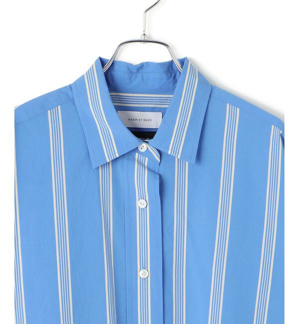 ADAM ET ROPE'「FAbRICA ストライプマルチwayシャツ」|シャツ・ブラウス|