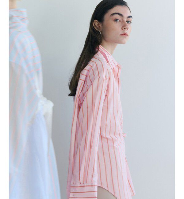 ADAM ET ROPE'「FAbRICA ストライプマルチwayシャツ」|シャツ・ブラウス|