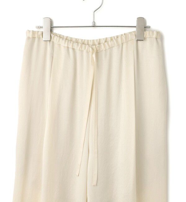 ADAM ET ROPE'「【EMOELLE】サテンイージースラックス」|スラックス|