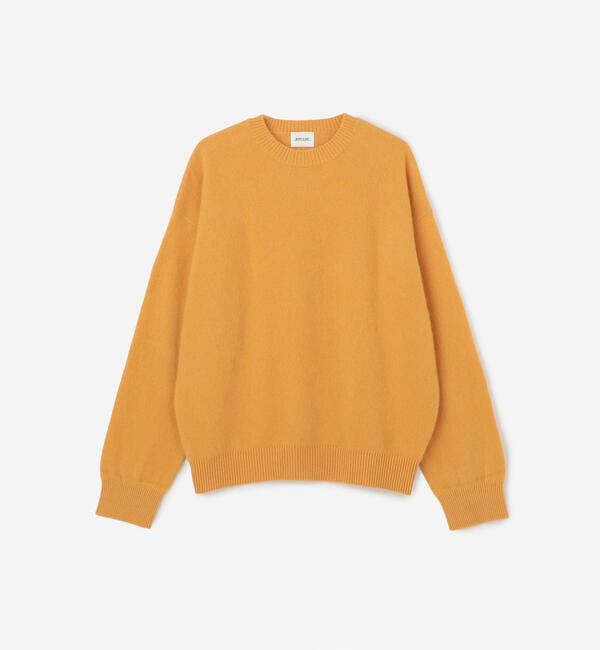 Morris & Sons「MORRIS & SONS | カシミヤ クルーネックニット MEN」|ニット・セーター|ORANGE