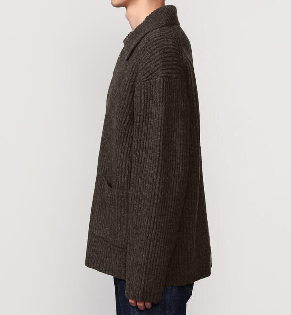  「RYE TENDER | 〈別注〉フルジップ ニットブルゾン MEN」|ニット・セーター|
