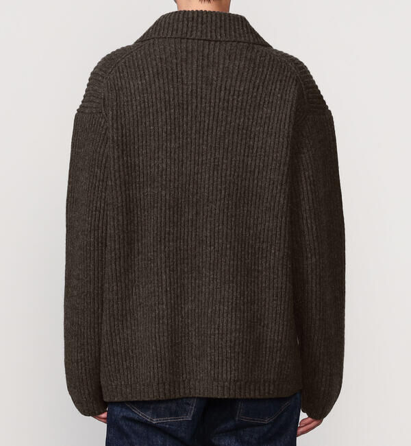  「RYE TENDER | 〈別注〉フルジップ ニットブルゾン MEN」|ニット・セーター|