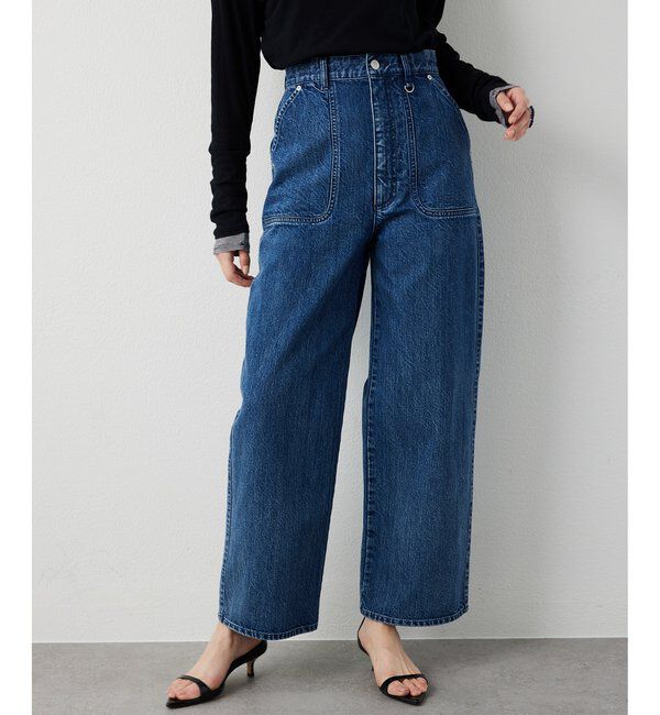 THE PAUSE「【THE PAUSE】デニムベイカーパンツ」|チノ|ブルー