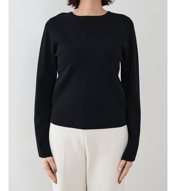  「2wayスムースプルオーバー」|ニット・セーター|