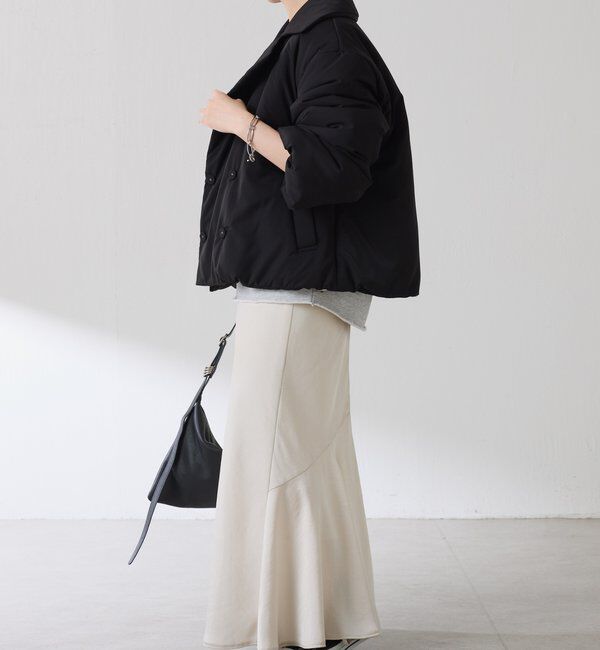  「【洗えるコート/500g】ウォッシャブル中綿ジャケット」|その他|