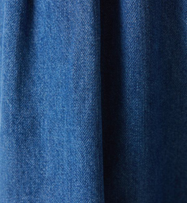  「Q.anos タックハーフデニムパンツ」|デニム|