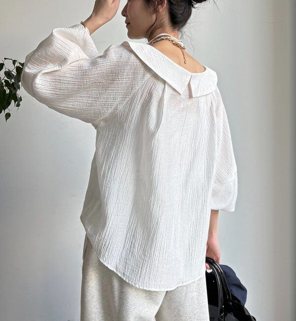  「ギャザーチョーカーブラウス」|シャツ・ブラウス|