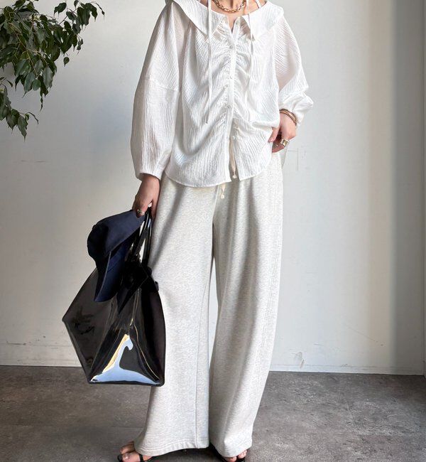  「ギャザーチョーカーブラウス」|シャツ・ブラウス|