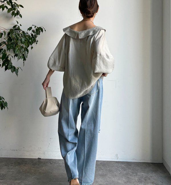  「ギャザーチョーカーブラウス」|シャツ・ブラウス|