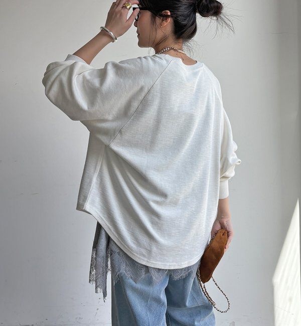  「【WEB限定】スラブ天竺ロゴロンTEE」|Tシャツ・カットソー|