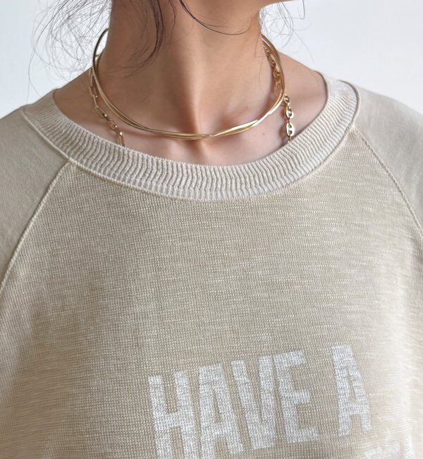  「【WEB限定】スラブ天竺ロゴロンTEE」|Tシャツ・カットソー|