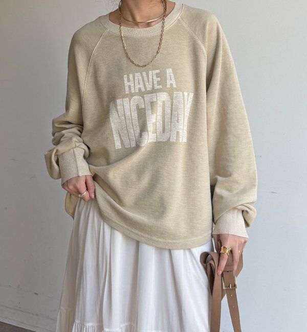  「【WEB限定】スラブ天竺ロゴロンTEE」|Tシャツ・カットソー|