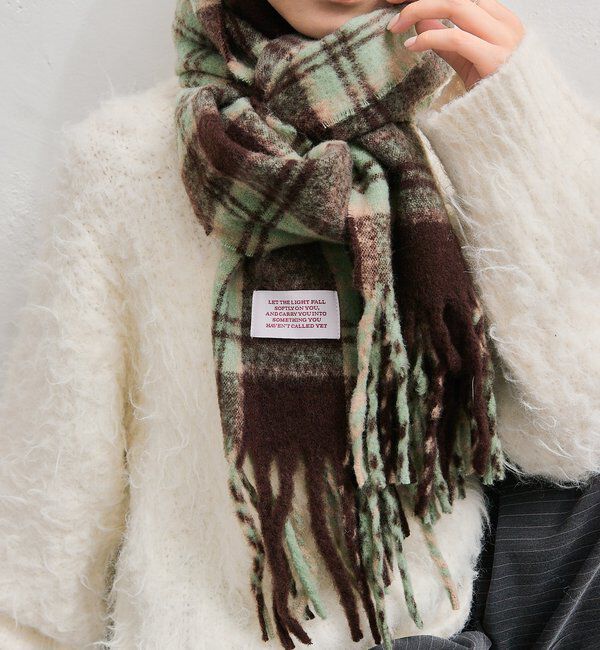  「チェックストール」|マフラー|