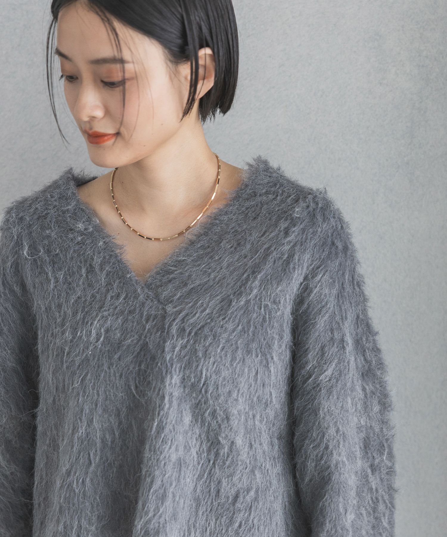 A part by 「フェザーＶネックニットプルオーバー」|ニット・セーター|