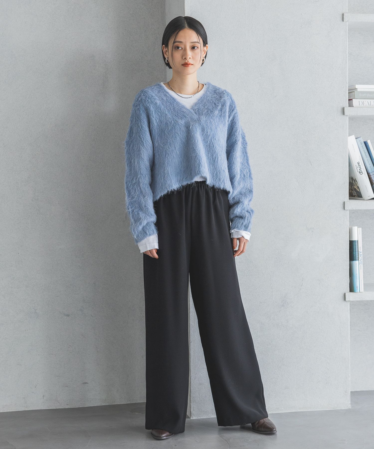 A part by 「フェザーＶネックニットプルオーバー」|ニット・セーター|