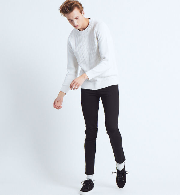 ABAHOUSE「コットンリンクスプルオーバーニット」|ニット・セーター|