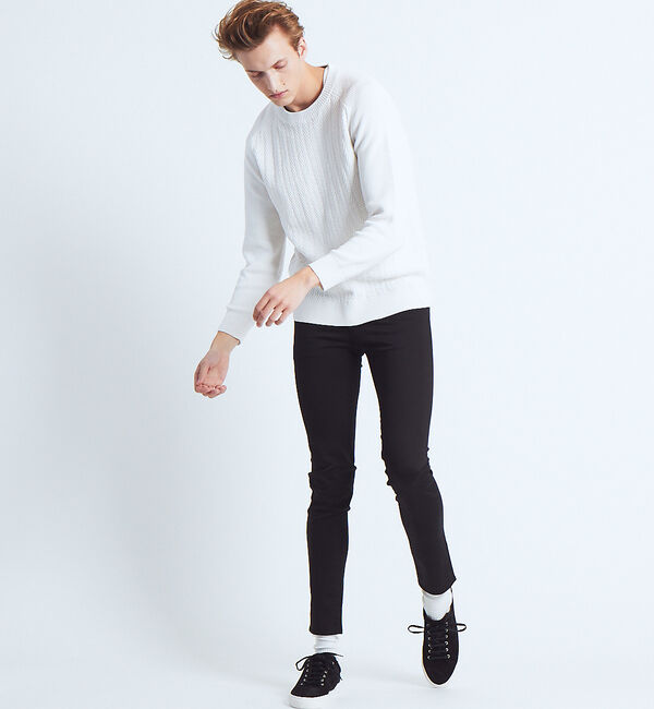 ABAHOUSE「コットンリンクスプルオーバーニット」|ニット・セーター|