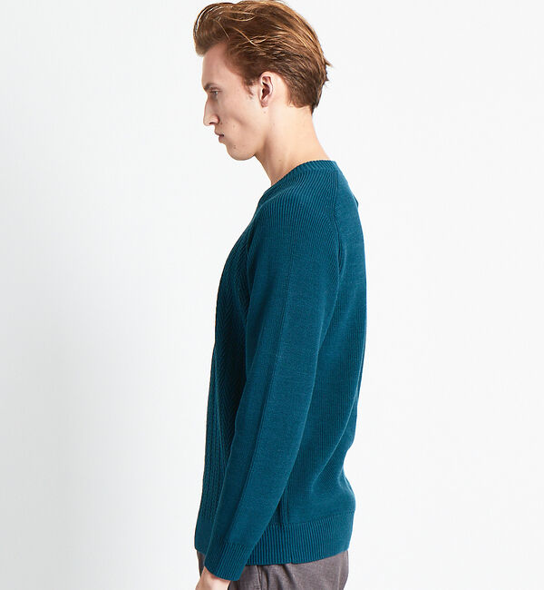 ABAHOUSE「コットンリンクスプルオーバーニット」|ニット・セーター|