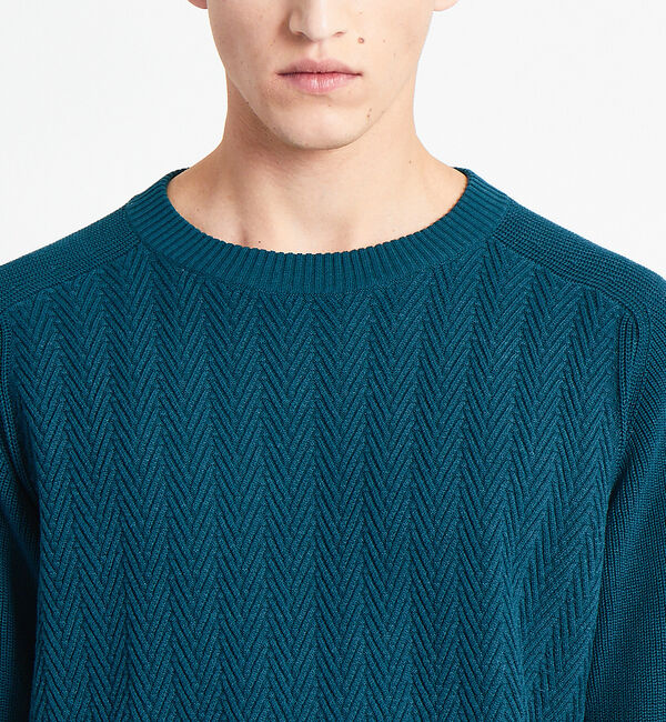 ABAHOUSE「コットンリンクスプルオーバーニット」|ニット・セーター|