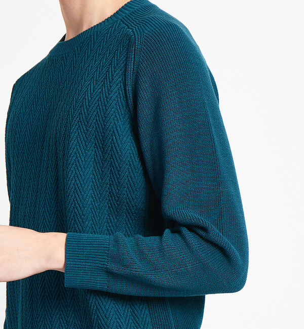 ABAHOUSE「コットンリンクスプルオーバーニット」|ニット・セーター|