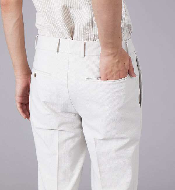 ABAHOUSE「ストライプサッカー 2way ストレッチ パンツ」|その他|