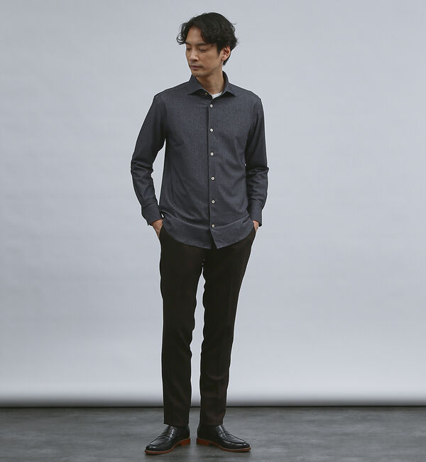 ABAHOUSE「【セットアップ対応】クラシック ヘリンボーン イージー スラックス」|スラックス|