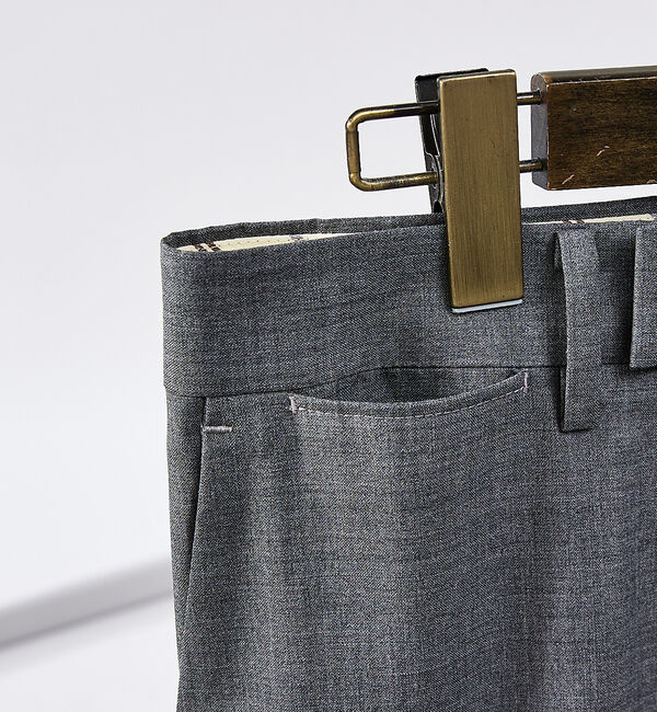 ABAHOUSE「【セットアップ対応/CANONICO】Super120トロピカルウール  スラッ」|スラックス|