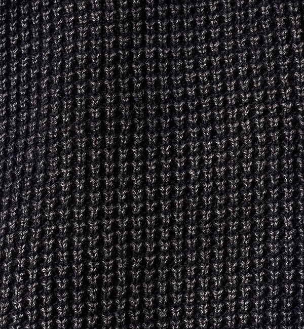 ABAHOUSE「【Revo.レボ】パウダーブリーチ加工ワッフルコットンニットクルー/ユニセックス」|ニット・セーター|